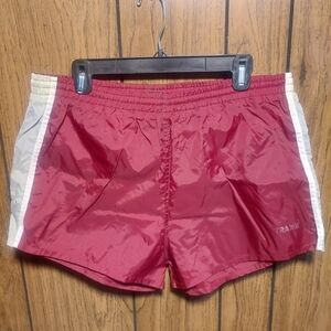 Vintage Trax Shorts Swim Trunks 70s 80s Nylon Size 36-38 Small Tear Lined